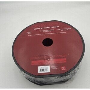 xmas lights mini string 175 counts clear